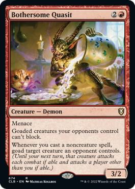 Bothersome Quasit [Commander Legends: Battle for Baldur's Gate] 674