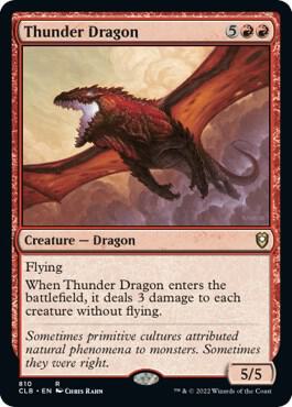 Thunder Dragon [Commander Legends: Battle for Baldur's Gate] 810