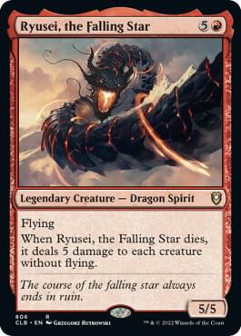 Ryusei, the Falling Star [Commander Legends: Battle for Baldur's Gate] 806