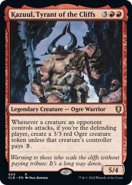 Kazuul, Tyrant of the Cliffs [Commander Legends: Battle for Baldur's Gate] 800