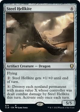 Steel Hellkite [Commander Legends: Battle for Baldur's Gate] 874