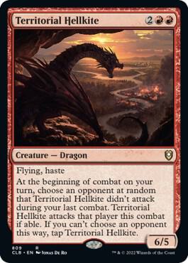 Territorial Hellkite [Commander Legends: Battle for Baldur's Gate] 809