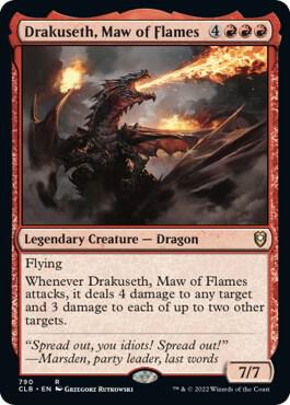 Drakuseth, Maw of Flames [Commander Legends: Battle for Baldur's Gate] 790