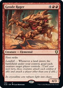 Geode Rager [Commander Legends: Battle for Baldur's Gate] 794