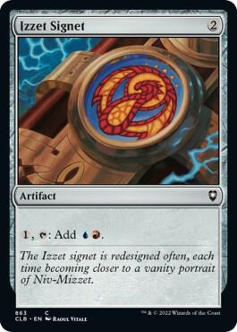 Izzet Signet [Commander Legends: Battle for Baldur's Gate] 863