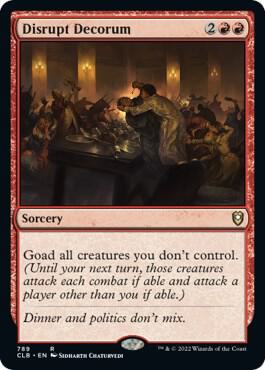 Disrupt Decorum [Commander Legends: Battle for Baldur's Gate] 789