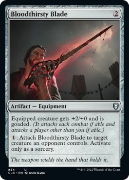 Bloodthirsty Blade [Commander Legends: Battle for Baldur's Gate] 854