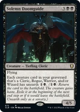 Solemn Doomguide [Commander Legends: Battle for Baldur's Gate] 672
