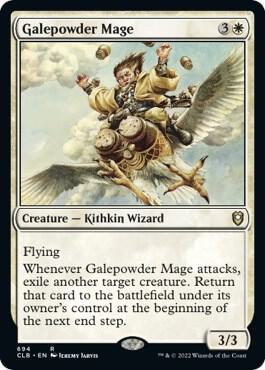 Galepowder Mage [Commander Legends: Battle for Baldur's Gate] 694