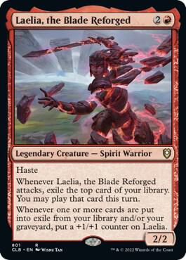 Laelia, the Blade Reforged [Commander Legends: Battle for Baldur's Gate] 801