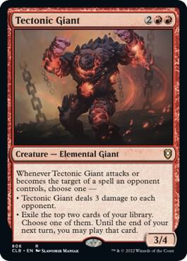 Tectonic Giant [Commander Legends: Battle for Baldur's Gate] 808