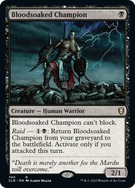 Bloodsoaked Champion [Commander Legends: Battle for Baldur's Gate] 740