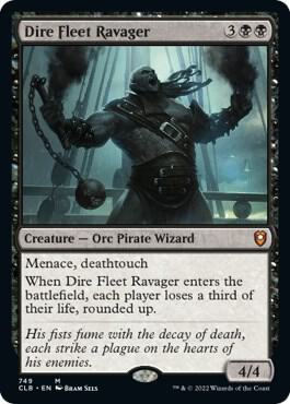 Dire Fleet Ravager [Commander Legends: Battle for Baldur's Gate] 749