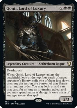 Gonti, Lord of Luxury [Commander Legends: Battle for Baldur's Gate] 753