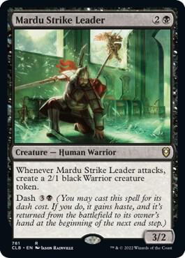 Mardu Strike Leader [Commander Legends: Battle for Baldur's Gate] 761