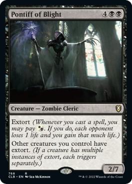 Pontiff of Blight [Commander Legends: Battle for Baldur's Gate] 768
