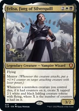 Felisa, Fang of Silverquill [Commander Legends: Battle for Baldur's Gate] 845