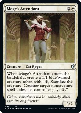 Mage's Attendant [Commander Legends: Battle for Baldur's Gate] 698