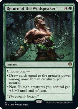 Return of the Wildspeaker [Commander Legends: Battle for Baldur's Gate] 831