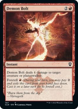 Demon Bolt [Commander Legends: Battle for Baldur's Gate] 787