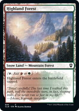 Highland Forest [Commander Legends: Battle for Baldur's Gate] 896