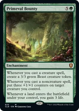 Primeval Bounty [Commander Legends: Battle for Baldur's Gate] 830