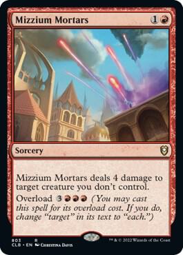 Mizzium Mortars [Commander Legends: Battle for Baldur's Gate] 803