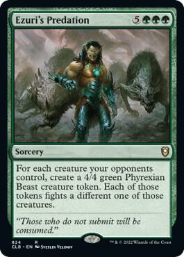 Ezuri's Predation [Commander Legends: Battle for Baldur's Gate] 824