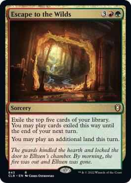 Escape to the Wilds [Commander Legends: Battle for Baldur's Gate] 843