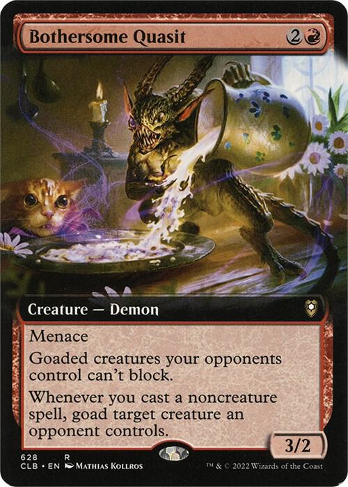 Bothersome Quasit (Extended Art) [Commander Legends: Battle for Baldur's Gate] 628