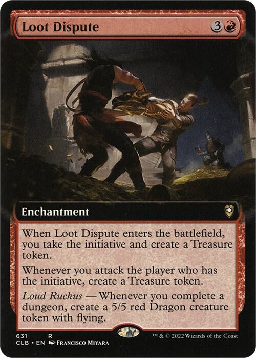 Loot Dispute (Extended Art) [Commander Legends: Battle for Baldur's Gate] 631