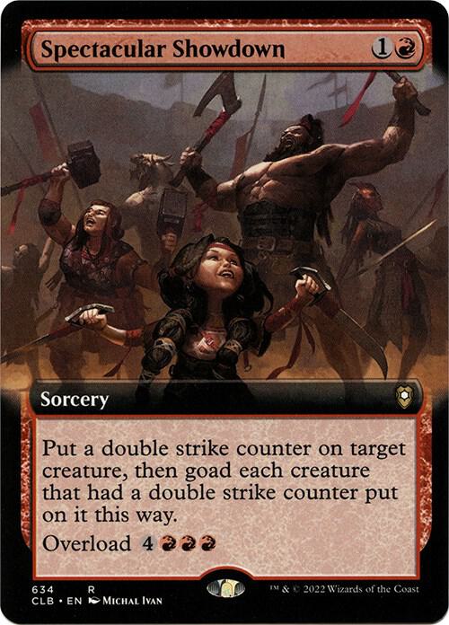 Spectacular Showdown (Extended Art) [Commander Legends: Battle for Baldur's Gate] 634