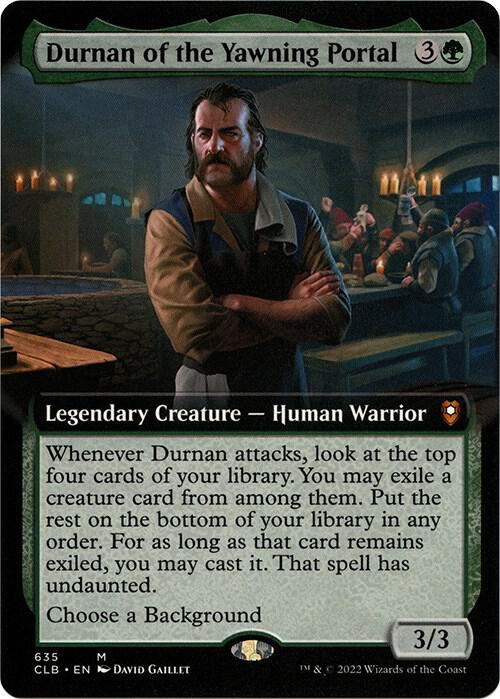 Durnan of the Yawning Portal (Extended Art) [Commander Legends: Battle for Baldur's Gate] 635