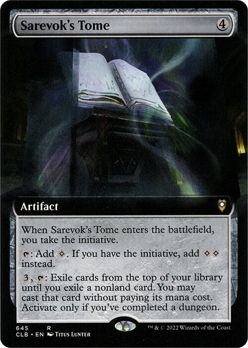 Sarevok's Tome (Extended Art) [Commander Legends: Battle for Baldur's Gate] 645