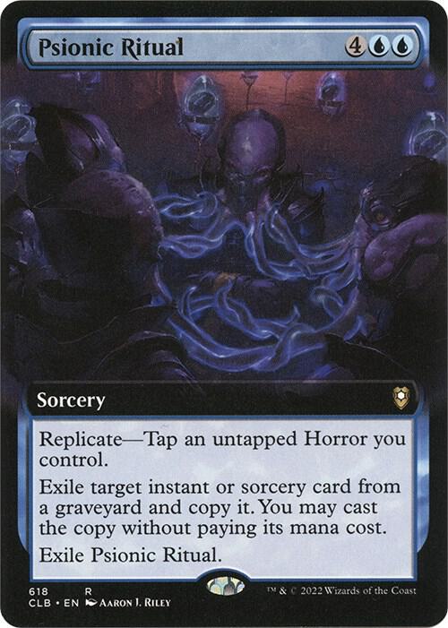 Psionic Ritual (Extended Art) [Commander Legends: Battle for Baldur's Gate] 618
