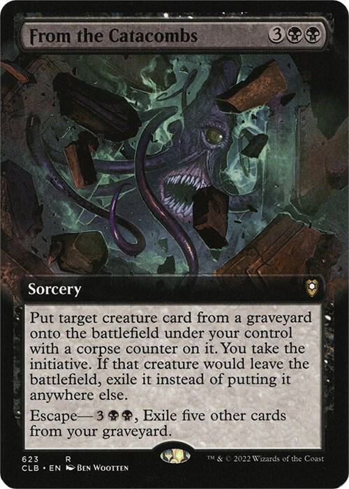 From the Catacombs (Extended Art) [Commander Legends: Battle for Baldur's Gate] 623