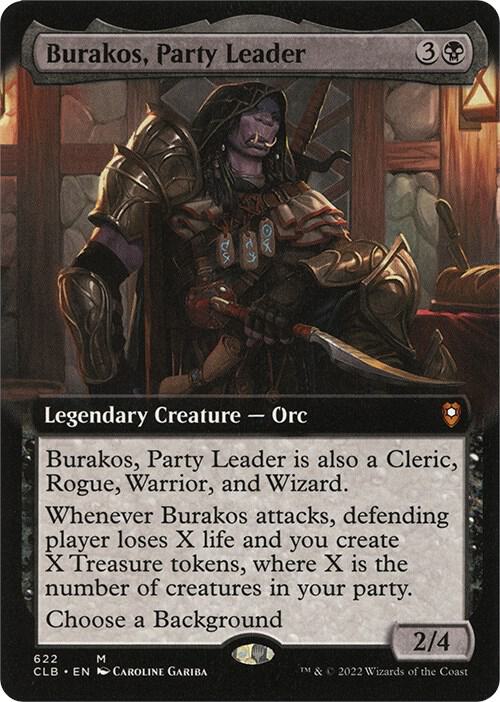 Burakos, Party Leader (Extended Art) [Commander Legends: Battle for Baldur's Gate] 622