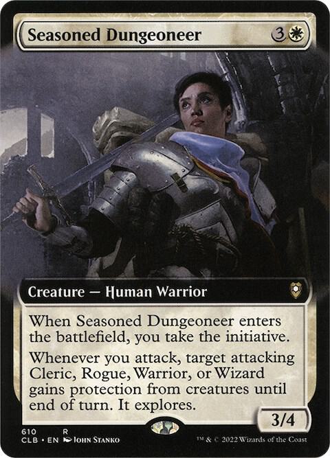 Seasoned Dungeoneer (Extended Art) [Commander Legends: Battle for Baldur's Gate] 610
