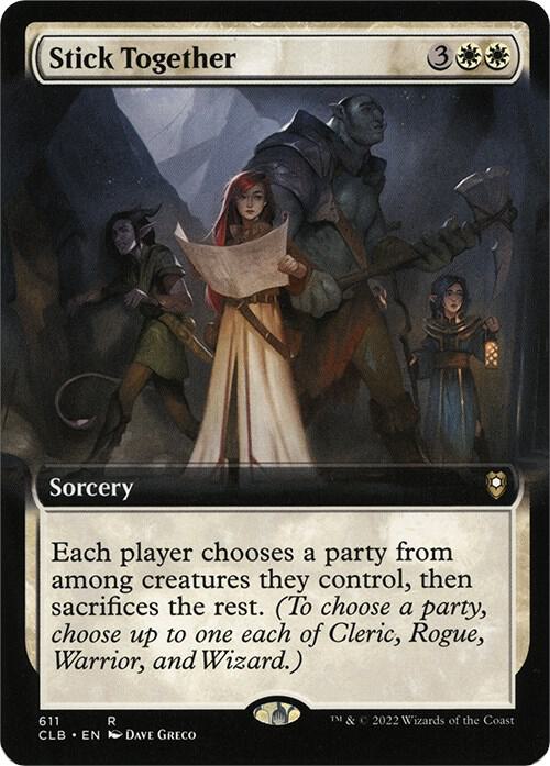 Stick Together (Extended Art) [Commander Legends: Battle for Baldur's Gate] 611