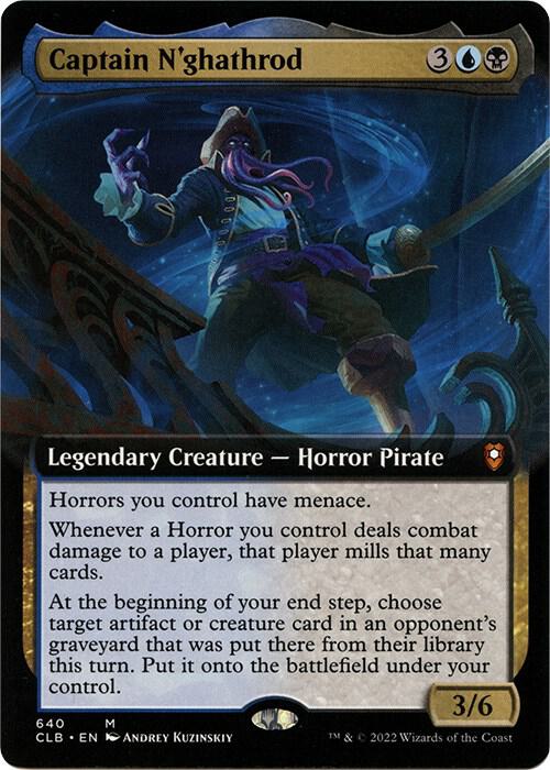 Captain N'ghathrod (Extended Art) [Commander Legends: Battle for Baldur's Gate] 640