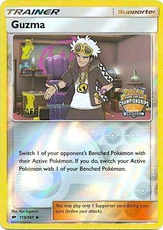 Guzma - 115/147 (Regional Championships) [Staff] [League & Championship Cards] 115/147
