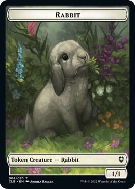 Rabbit Token [Commander Legends: Battle for Baldur's Gate] 4