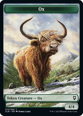 Ox Token [Commander Legends: Battle for Baldur's Gate] 13