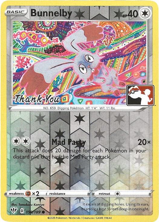 Bunnelby - 150/189 (Thank You Promo) [Miscellaneous Cards & Products] 150/189