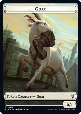 Goat Token [Commander Legends: Battle for Baldur's Gate] 1
