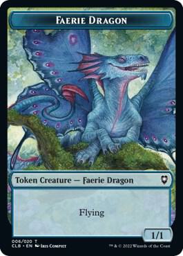 Faerie Dragon Token [Commander Legends: Battle for Baldur's Gate] 6