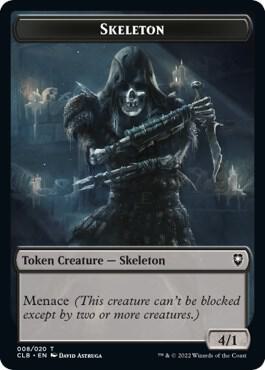 Skeleton Token [Commander Legends: Battle for Baldur's Gate] 8