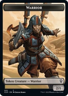 Warrior // Inkling Double-Sided Token [Commander Legends: Battle for Baldur's Gate] 32 // 45