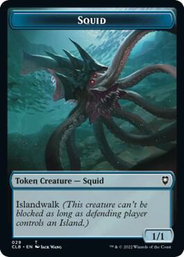 Squid // Copy Double-Sided Token [Commander Legends: Battle for Baldur's Gate] 29 // 19