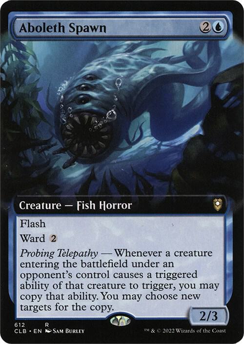 Aboleth Spawn (Extended Art) [Commander Legends: Battle for Baldur's Gate] 612
